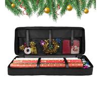 Caja de almacenamiento de papel de regalo, rollos de papel de regalo, bolsa organizadora para cintas de regalo, cinta de regalo, decoración para fiestas