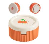 Caja de almacenamiento de pastillas, pastillero de viaje, organizador de medicamentos con taza de agua, taza de agua plegable, multifunción, 8,5 x 8,5 x 4,5 cm, para medicamentos diarios, suplementos,