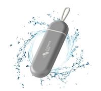 Caja de almacenamiento de pastillas | pastilleros portátiles con cordón,pastillero a prueba de humedad, botella de medicina con 3 compartimentos, llavero, pastillero