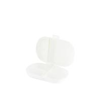 Caja de almacenamiento de pastillas sellada, caja de medicina pequeña portátil for el hogar, caja de pastillas de subembalaje, caja de almacenamiento de joyas/101 (Color : White, Size : 10 * 6.4cm)