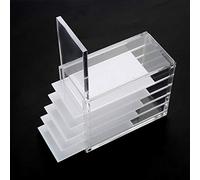 Caja de Almacenamiento de Pestañas de Injerto de 5 Capas, Organizador de Pestañas, Caja de Extensiones de Pestañas de Acrílico Transparente con Paleta, Organizador de Maquillaje de Pestañas de Injerto