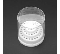 Caja De Almacenamiento De Plástico Caja Transparente 48 Ranuras Broca Para Uñas Titular De La Caja Herramienta De Manicura Organizador Soporte De Exhibición(02)