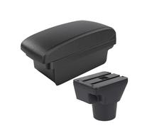 Caja de Almacenamiento de Reposabrazos Para Kia Para Rio2 2006 2007 2008 2009 2010 2011 Conjunto De Almacenamiento De La Caja Del Reposabrazos Central Del Automóvil(Black-A2)