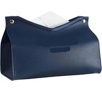 Caja de almacenamiento de rollos de papel higiénico, caja dispensadora de pañuelos, caja de pañuelos de cuero PU, caja de pañuelos for sala de estar, dormitorio, decoración, cocina, escritorio, hogar,