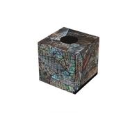 Caja de almacenamiento de rollos de papel higiénico, caja dispensadora de pañuelos, caja de pañuelos decorativa con carcasa colorida, caja de papel for el hogar, creativa, ligera, de lujo, con tachuel