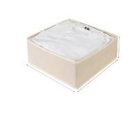 Caja de almacenamiento de ropa interior, caja de almacenamiento plegable no tejida, conjunto de seis piezas, ropa interior, sujetador, calcetines, cajón, caja de acabado, 3 uds./1 Juego para almacenam