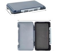 Caja de almacenamiento de señuelo compacta 175mm Diseño portátil ligero | Sello impermeable de la junta, cerraduras de presión laterales, inserciones de espuma EVA, longitud del 17.5cm