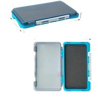 Caja de almacenamiento de señuelos compacta 175mm Diseño portátil ligero | Sello impermeable de la junta, cerraduras de presión laterales, inserciones de espuma EVA, longitud del 17.5cm