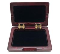 Caja de almacenamiento de silbatos de cuerno de madera de arce, organizador de silbatos de cuerno, estuche de transporte fácil de transportar