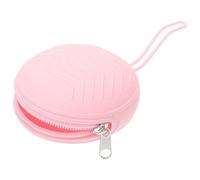 Caja de Almacenamiento de Silicona, Rosa, 1 Pieza | Organizador Compacto y Resistente, Superficie Lisa sin Rebabas, para Bolso o Escritorio, Soporte