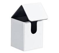 Caja de almacenamiento de tarjetas de alta calidad, capacidad para 100 tarjetas individuales, piel sintética con cierre magnético para tarjetas mágicas y de juego (TEN)