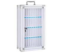 Caja De Almacenamiento De Teléfonos Móviles Pared con Cerradura - Gabinete De Seguridad para 12 A 60 Teléfonos, Gestión Centralizada para Escuelas, Empresas Cursos Formación(36 bits)