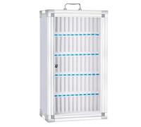 Caja De Almacenamiento De Teléfonos Móviles Pared con Cerradura - Gabinete De Seguridad para 12 A 60 Teléfonos, Gestión Centralizada para Escuelas, Empresas Cursos Formación(60 bits)