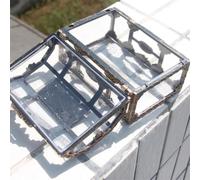 Caja de almacenamiento de tesoros piratas de plástico transparente para joyas, gemas de cristal, organización del hogar, contenedor decorativo transparente, 10,5 x 8 x 6,5 cm