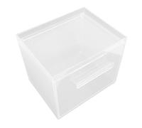 Caja de Almacenamiento de Toallas Faciales Bin de Almacenamiento de Toallas Acrílicas con Toallas Faciales del Cajón para Tocador, Organización del Baño