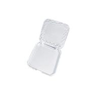 Caja de almacenamiento de uñas hecha a mano, acrílico transparente, caja vacía, organizador de manicura, contenedor de herramientas para uñas a presión, para organizar técnicas y personales con tapas