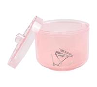 Caja de almacenamiento de uñas transparente: estuche de manicura desmontable de doble capa con base no deslizante | Organizador de herramientas de limpieza fácil portátil para cosmetología, salón y us