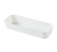 Caja de almacenamiento de vajilla y cajón de cocina con múltiples compartimentos para una clasificación clara de objetos pequeños, adecuada para su uso en cajones, escritorios y armarios (E)
