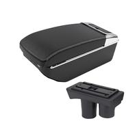 Caja de almacenamiento del reposabrazos Caja De Almacenamiento De Reposabrazos De Coche Accesorios Interiores Con USB Para Citroen Para C-Elysee(A3 Blanco y negro 7 USB)