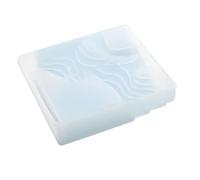 Caja de almacenamiento escalonada Moldeo de elastómero para manualidades libres Planificador de joyas Sustancia de calidad alimentaria Desmoldeo fácil Planificador de renderizado escalonado Molde de