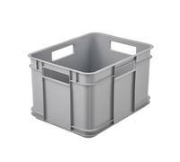 keeeper Caja de almacenamiento EURO-BOX, colección Bruno ECO, tamaño M, 35x27x22, ECO Gris