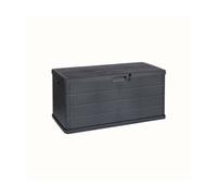 Caja de almacenamiento exterior IPAE PROGARDEN Alpha (340 L - 4 Ruedas - 118 x 57 x 59 cm - Antracita)