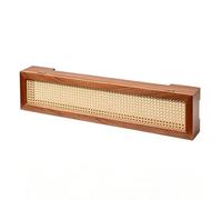 Caja de Almacenamiento for Enrutador de Madera Maciza Montada en la Pared: Caja de Gestión de Cables for Salas de Estar, Estudios, Dormitorios y Apartamentos(Brown,48cm/18.9in)