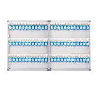 Caja de almacenamiento for llaves de pared con gancho y etiqueta for cerradura de llave, organizador de llaves, armario de almacenamiento seguro for comunidad inmobiliaria y concesionario de automóvil