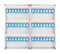 Caja de almacenamiento for llaves de pared con gancho y etiqueta for cerradura de llave, organizador de llaves, armario de almacenamiento seguro for comunidad inmobiliaria y concesionario de automóvil