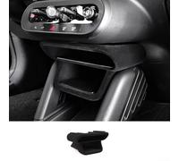 Caja de almacenamiento funcional diseñada para Mini Cooper ESE J01 EV 2024 2025 modelo que ofrece espacio organizado para pequeños elementos esenciales (negro flocado)