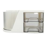 Caja de almacenamiento giratoria para suministros de manicura, mesa de hogar, cosméticos, uñas, pulido, estante de almacenamiento