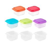 Caja De Almacenamiento Hermética Para Congelador De 8 Piezas, Recipientes Pequeños Para Alimentos Con Tapas, Recipientes Pequeños Con Tapas, Mini Recipientes Para Alimentos