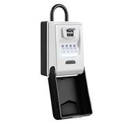 Caja de almacenamiento iluminada impermeable de aleación para múltiples llaves, caja LED de seguridad (1 unidad)