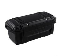 Caja de almacenamiento impermeable al aire libre, diseño a prueba de golpes para acampar y supervivencia, caja de transporte de plástico ABS portátil (C 200 x 98 x 82 mm)