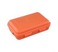 Caja de almacenamiento impermeable para electrónica y objetos de valor durante la diversión al aire libre (negro (naranja (M))