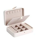 Caja de almacenamiento joyería, bolsa viaje portátil, pendientes, estuche collares for mujer Para Schmuck(Color2)