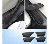 Caja de almacenamiento lateral para puerta de automóvil para Tesla Model Y Juniper 2025-2026 Model 3 Highland 2024-2026 Organizador de bandeja de puerta delantera y trasera de cubierta completa