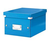 Leitz 6043 WOW caja de almacenaje pequeña azul metalizado