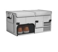 Caja De Almacenamiento Maletero para Ford Ranger T9 XL XLT 2023 2024 2025, Organizador Coche Impermeable Gran Capacidad Bolsa Plegable Accesorios Interiores,Grey