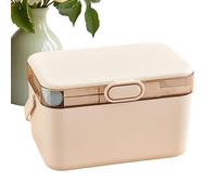 Caja De Almacenamiento Médico - Caja De Medicamentos Anti-polvo, Organizador De Suministros De Salud De Doble Capa, Organizador De Medicamentos, Organizador De Cajones De Medicamentos, Maiso