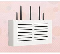 Caja de Almacenamiento Montada En La Pared Caja Faraday Router Caja Almacenamiento Router Pared Router WiFi, Caja Organizador de Rack,C-38x20x8.5cm