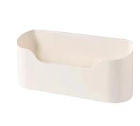 Caja de almacenamiento montada en la pared, caja organizadora de almacenamiento pequeña adhesiva para colgar en la pared, para cocina, armario, baño, dormitorio, oficina