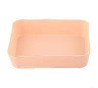 Caja de almacenamiento organizadora de cajones para utensilios de cocina, cubiertos y vajilla pequeña, plástico, blanco/azul claro/rosa/azul oscuro, multiusos, escritorio, cajón y gabinete (C)