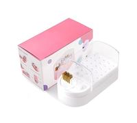 Caja de almacenamiento para brocas de 30 agujeros, soporte para cabezal de molienda, limpiador de exhibición y manicura