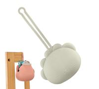 Caja de almacenamiento para chupetes de bebé - Funda de silicona portátil con cordón anticaída | Bolsa de almacenamiento segura para chupetes sin BPA | Ideal para salidas, viajes y uso diario.