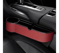 Caja De Almacenamiento para El Hueco del Asiento del Coche para VW Atlas/Atlas Cross Sport 2017-2025 2026 Organizador para El Coche,Burgundy-1pcs