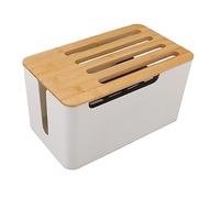 Caja de Almacenamiento para Enrutador, Estante de Madera, Montaje en Pared, Caja WiFi, Cubierta de Cable para Módem, Gestión de Regleta Organizada, Estante Oculto, Espacio