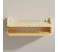 Caja de Almacenamiento para Enrutador WiFi, Disimula el Los Cables, Diseño Moderno, Big Pared Estante de Router, Protector de Regleta de Enchufes(30 * 19 * 16cm/11 * 7 * 6in)