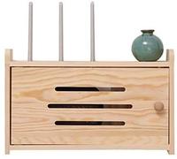 Caja de almacenamiento para enrutador WiFi inalámbrico Estante para enrutador Caja de almacenamiento para enrutador montada en la pared Caja de almacenamiento para cable de alimentación Caja de oclus
