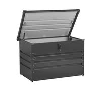 Caja de almacenamiento para exterior de acero galvanizado gris 300L Cebrosa